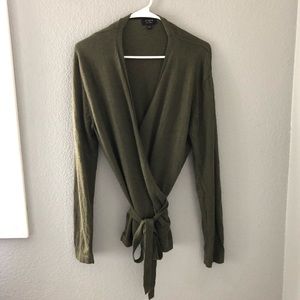 J. Crew Cashmere Wrap Top